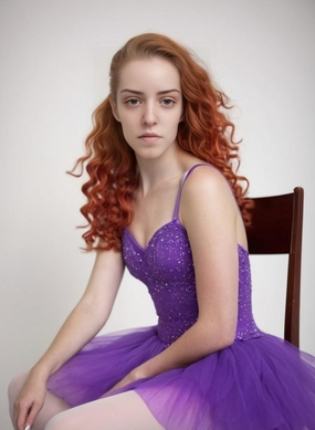 欧美芭蕾舞少女人像写真艺术摄影图片